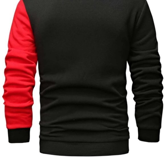 Black And Red Mens Sweatshirt - Picture 4 of 6